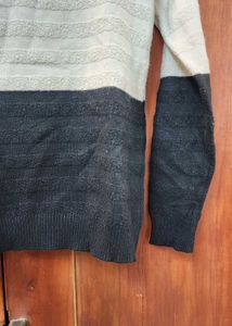 Color Block Striped Sweater