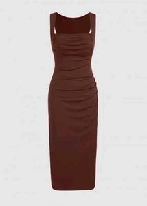 Brown Bodycon Dress
