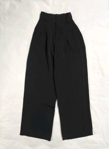 Black Wide Leg Women's Plazzo | Party Wear