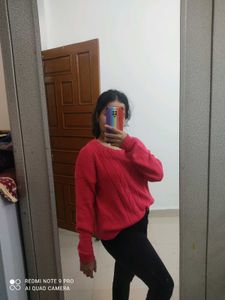 Red Knit Sweater
