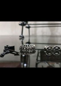 Combo of Three, Stud, Ring, And A Hanging Earring
