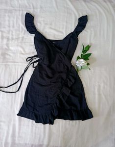 Ruffle Wrap LBD