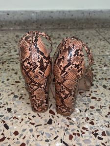 Cheetah Print Block Heel