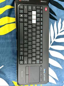 Portable Wireless Bluetooth Keyboard with Touchpad