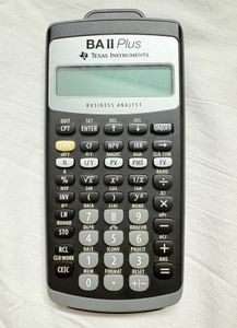 Financial Calculator Texas Instruments BA II Plus