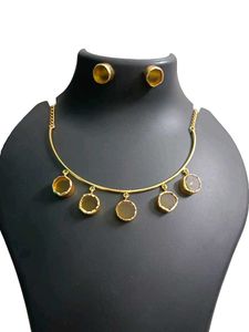 Colorful Stone Necklace Set