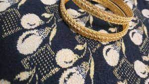 Elegant Gold-Tone Bangle Set