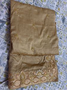 Beautiful Golden Saree