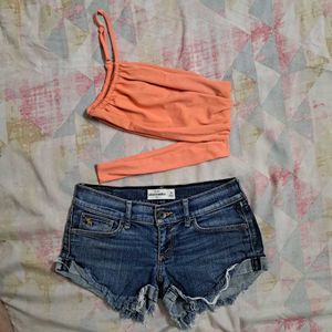 Orange Crop Top