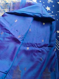 Blue Silk Saree