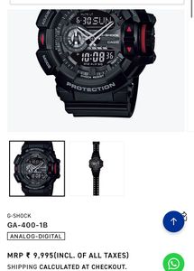 G-Shock Watch Model GA-400GB