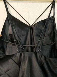 Black Backless Dress
