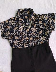 Printed Crop Top For Women