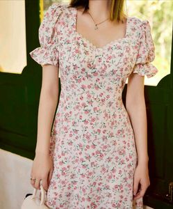 Ruffled A - Line Knee Length Dress from URBANIC