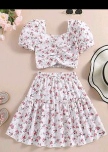 Rose Skirt Coord Set | 34