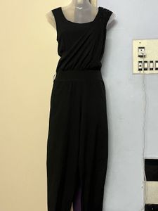 Vero Moda Branded Black Jumpsuit - Size L