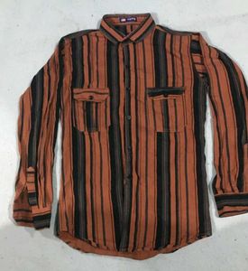 Striped Collared Shirt