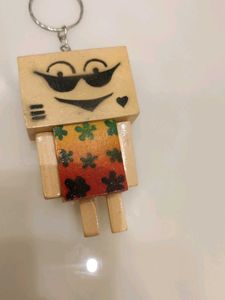 Cool Wooden Keychain