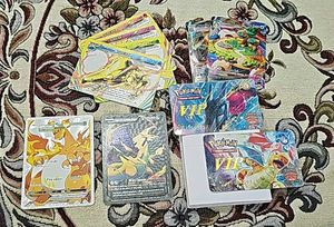Pokemon Cards 10 Of My Rarest Card With Binder .