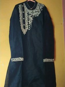 Embroidered Black Tunic