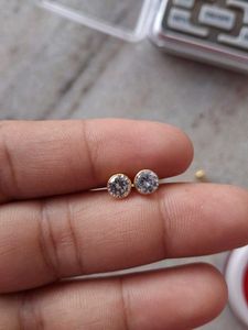 Beautiful New White Stone Studs