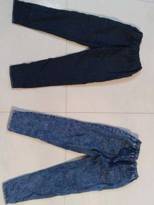 Jogger Jeans - Blue &amp; Black