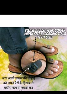 Men&#39;s Synthetic Leather Slippers