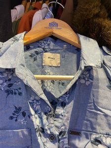 Floral Shirt Dress with Belt