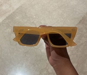 H&amp;M orange chunky square sunglasses