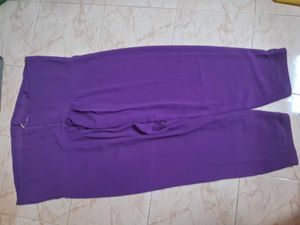 40 Or L Purple Kurti Set