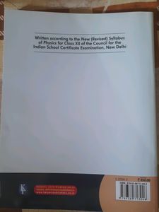 Isc Physics Book With Practice Questions Referenc