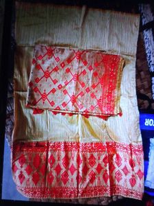Assamese Muga Mekhla Sador.Unused.2set Combo.