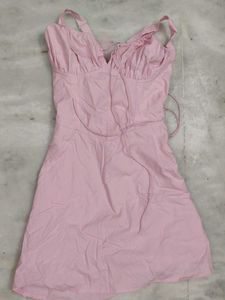 Pink Bustier Dress For Women