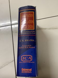 Arbitration And Conciliation Law Of India Book By G.K. Kwatra