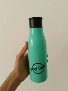 Ocean Blue Plastic Water Bottle