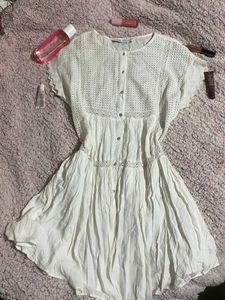 White Eyelet Dress