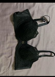 Black Lace Bra