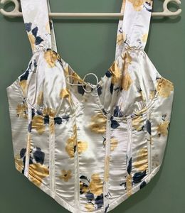 Shein Floral Corset Top
