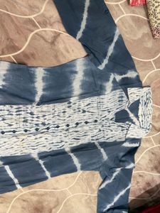 Tie-Dye Button-Up Top