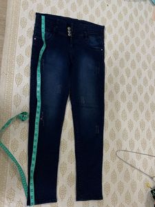 Ripped Detailed Jeans For Girls