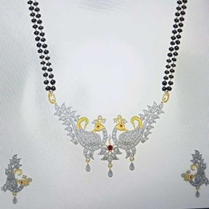 Stunning Peacock Mangalsutra Set