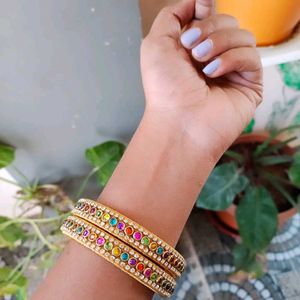 2.6 Size Multi Colour Bangles