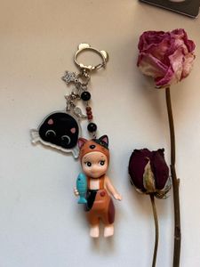 Sonny Angel X Tortoiseshell Cat Keychain 🤎