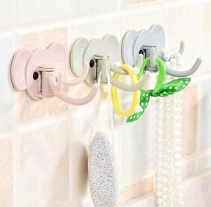Cute Elephant Wall Hook Hanger Self Adhesive