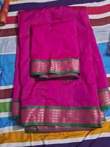 Pure Silk Saree With Blouse Piece