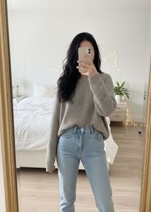 Cozy Knit oversized Sweater - free size