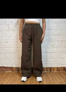 Brown Straight Fit Pant