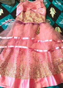 Pink Skirt Top 4_6 Years Girls