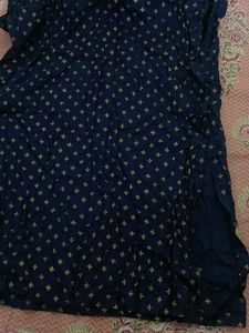 Straight Navy blue Kurti