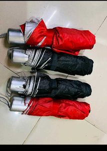 Bold Red Umbrella - Rain or Shine! New With Tag